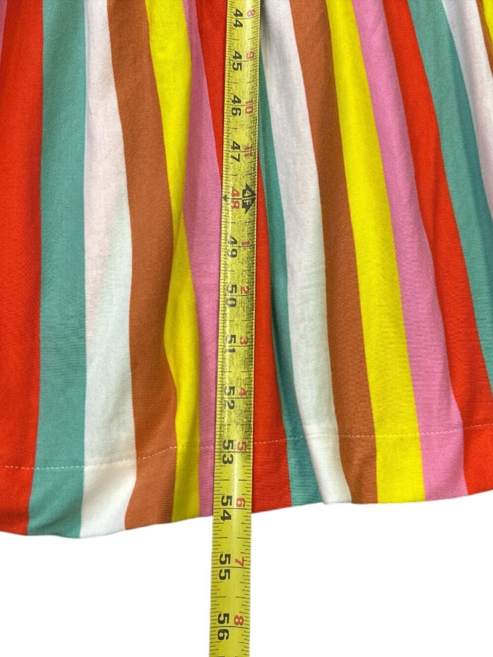 J. Crew Maxi Dress Rainbow Striped Cotton Knit Sz M NWT Sleeveless Summer Casual - Picture 13 of 13